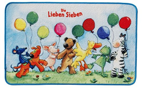 Die Lieben Sieben LS-204 Druckteppich, 50 x 80 cm