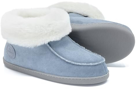 Vanuba Handgemacht Lammfell Hausschuhe Damen - Pantoffeln Damen