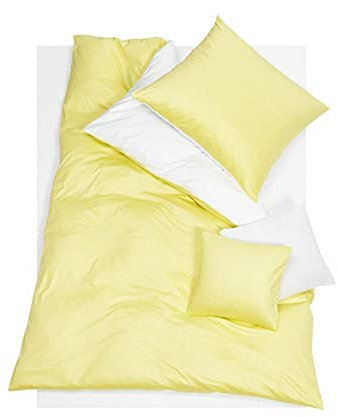 Doris Meyer Interlock-Jersey Wendebettwäsche Milano Creme/weiß Nackenrollenbezug einzeln 15x40 cm