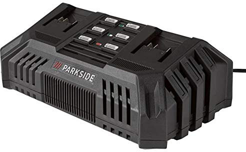 Doppio Caricabatterie 2 x 4,5 A 200W PARKSIDE con indicatore di stato della batteria a 3 livelli