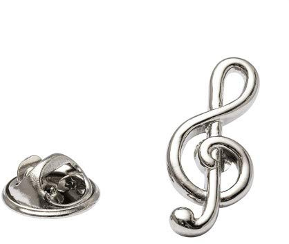 Musik Brosche Notenschlüssel/Violinschlüssel Brosche Anstecker Anstecknadel