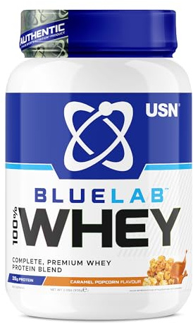USN Blue Lab Whey (908g) Caramel Popcorn - Proteins - Whey Protein Blend