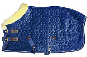 Kentucky - Stalldecke Velvet - 160g Dunkelblau - 125/175