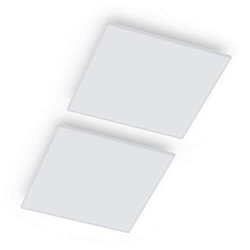 Klarstein Smart Stufa Elettrica Basso Consumo, Riscaldatore da Soffitto 350W Termosifone Elettrico, Riscaldamento Elettrico, Pannello Radiante Infrarossi, Lampada Riscaldante, Telecomando, IP44 No CO2