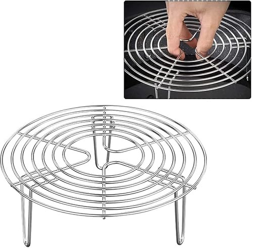 Cuisson À La Vapeur Rack,Grille De Cuisson Ronde à Vapeur en Acier Inoxydable Grilles De Refroidissement Pour La Cuisson Au Refroidissement À La Vapeur
