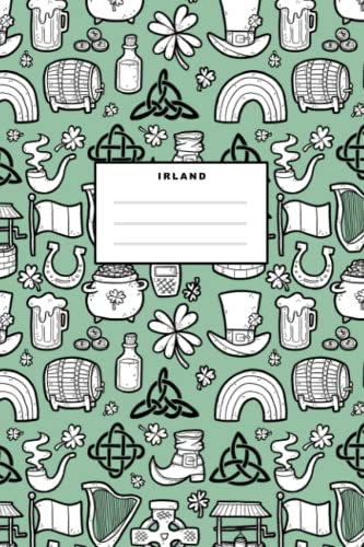 Irland: Notizbuch (120 Seiten, 15x23cm, gepunktet) Dotted Bullet Grid Tagebuch Journal