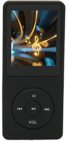 Lecteur MP3 MP4 8 Go, Lecteur de Musique MP3 avec écran TFT HD 1,8, Lecteur MP3 Extensible 64 Go intégré Radio FM, Enregistrement, Livre électronique, Films, Idéal pour Le Sport