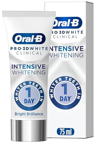 Oral-B Pro 3D White Clinical Intensive Whitening Bright Brilliance Tandkräm 75ml
