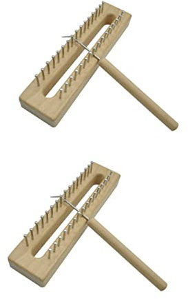 SEWOART 2 Sätze Strickwebstühle für Schals handystativ handsfull Knitting Machine hekeln nadeln Strickwerkzeug strickwebstuhl bastelset DIY-Werkzeuge Strickstühle aus Holz hölzern Bambus