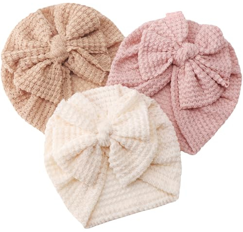 DRESHOW Baby Turban Hats Turban Bun Knot Baby Infant Beanie Baby Girl Soft Cute Toddler Cap