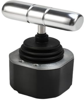 Joystick Controller Transporter elfordonskontrollspak Enaxlig 61T vipp, automatisk återgång till mittläge, tryckstångspropeller Halltyp industriell kontrollspak Säker manövrering(12v,Output RS485modbu