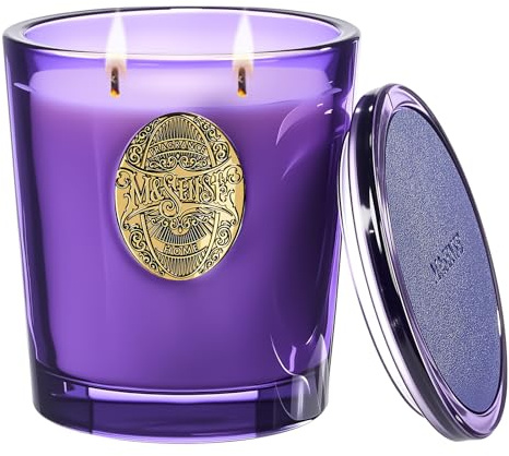 M&SENSE Candela Profumata Grandi 560g Bacche Profonde, 110H Dura, Cera di Soia Non Tossico Candele, Home Decor Casa, Regalo di Lusso per Donne/Compleanni/Natale