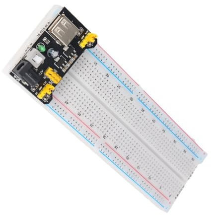 Hrtyvhin MB102 Breadboard Power Module Solderless Prototype Bread Board Kits Electronics For Circuits Projects Prototype Board