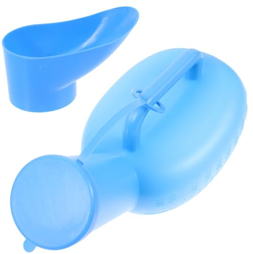 HAMPPLIES Urinale Portatile Per Anziani Contenitore Riutilizzabile Per Urina Con Design Ergonomico Accessorio Pratico Per Viaggi e Materiale Pe Resistente e Facile Da Pulire