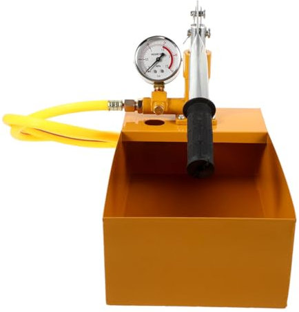 MUCKLILY Hydraulic Pipeline Tester Manual Water Test Pump Pressure Gauge for Hydrostatic Pressure Testing for Home Construction Projects