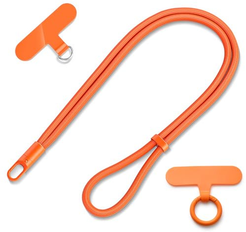 MORSUNBELA Cordon telephone portable Universelle | Cordon téléphone réglable, compatible avec coques, clés et écouteurs, idéal pour voyage, plein air et quotidien