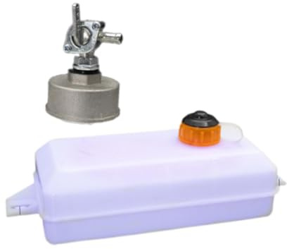Colcolo Kraftstofftank für Schlagstampfer, Gas-Kraftstofftank, große, praktische Gaskartusche für Trimmer, Rasenmäher, elektrische Stampfer, Freischneider, Grau