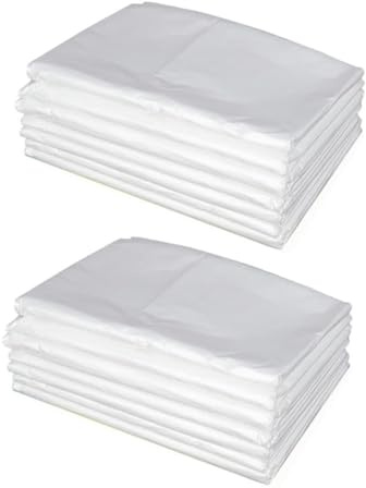 SHINEOFI 100 Piezas de Revestimiento Transparente para Jaula de Conejo y Cobaya, Material PE Fácil de Usar Que Simplifica la Limpieza de Jaulas para Mascotas