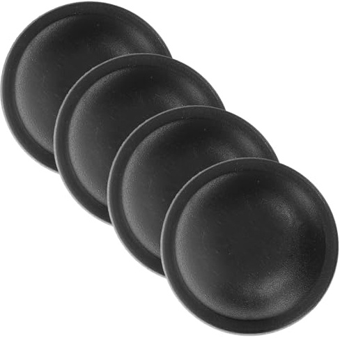DOITOOL Rivetti per Valigia 4 Pezzi in Plastico Nero, Borchie Rotonde per Borse e Valigie Fai da Te, Migliorano Stabilità e Sicurezza nell'Uso