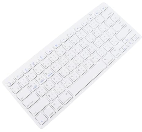 SUNGOOYUE Bluetooth-tangentbord, Trådlöst Tvåspråkigt Super Slim Scissor Switch-tangentbord med Ergonomisk Design, för SmartTV OS X-enheter (Traditionell kinesisk)