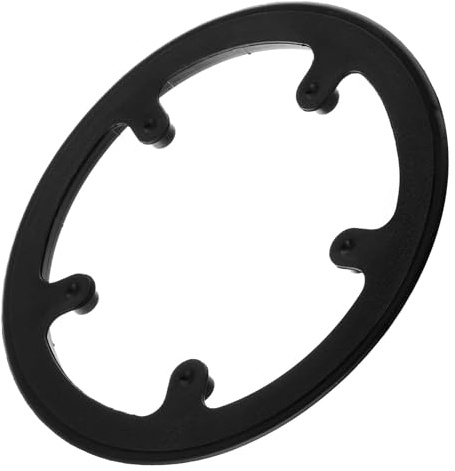 GRIRIW Copricatena Bicicletta in Plastico Nero, Protezione Corona Bici Elegante e Multifunzionale, Adatta per Mountain Bikes e Road Bikes 40 Denti