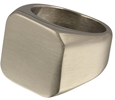Juwelier Schönschmied - Herren Siegelring Bikerring Barnabas Edelstahl Nr187Hog