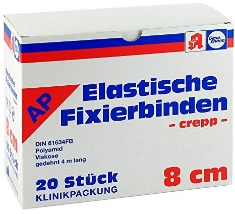 ELASTISCHE FIXIERBINDE Genopharm 8 cm 20 St
