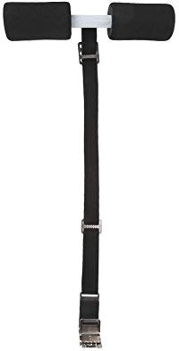 Bed Sit Up Bar,Portable SitUp Exercise Bar Fitness Body Muscle Strength Waist Belly Weight Lose Abdominal Trainers Home Workout Sports Equipment (Black) sit up bar floor