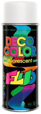 Deco Color DC Lackspray Neon 400ml freie Farbauswahl (Neonlack Weiß 400ml)