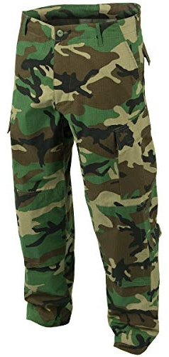 DURUS Mens BC159 Ripstop Cargo Combat Military Camouflage Multipocket Trousers