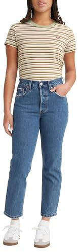 Levi's 501 Crop Jeans Femme, Jazz Pop, 30W / 28L