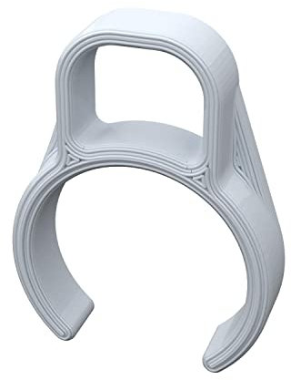 Poolabdeckungsclip für 40, 35, 30mm Schiene (z.B. Intex), zeitsparend, Windschutz, weiß
