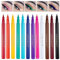 Vesaneae 12 pezzi set Eyeliner,Set di eyeliner liquido opaco Impermeabile a Lunga Durata,Eyeliner colorati altamente pigmentati a prova di sbavature