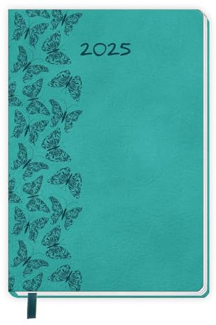 Trötsch Taschenkalender A6 Soft Touch Schmetterlinge 2025: Soft Touch Terminkalender