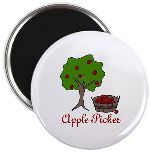 CafePress Apple Picker Magnets 2.25 Magnet (100 pack)