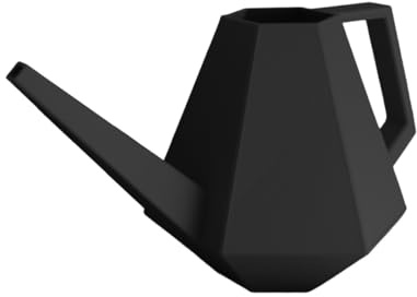 Shapes - Decorations Watering Can Premium Gießkanne 1L Mittel Schwarz, Giesskanne Zimmerpflanzen Indoor Outdoor, Blumengießkanne für Pflanzen Garten Büro Balkon Gazzaladra Design