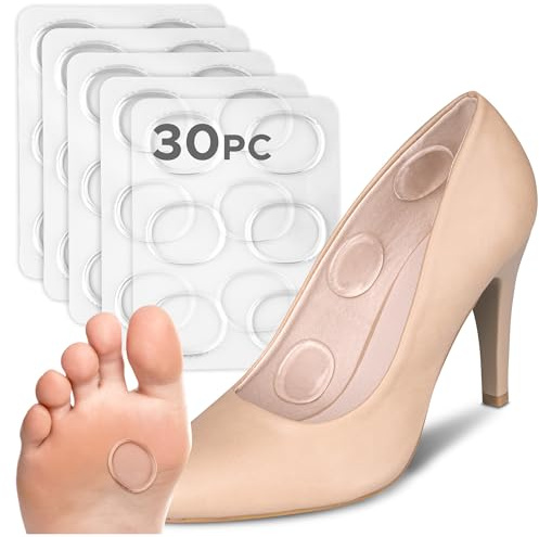 HALUTO Coussinets pour pieds - Kit de pansements anti-cors - Pansements anti-ampoules en silicone - Pansements de pression - Pansements de protection contre la pression - Protection pour cors -