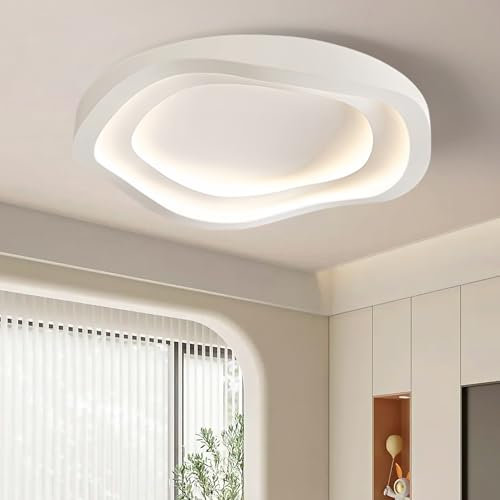 Moderne Plafonnier,Dimmable 3000K-6500K Luminaire Plafonnier,Lustre De Lampe De Forme De Créativité Minimaliste Pour Le Couloir De Cuisine De Chambre À Coucher De Salon(A 40CM)