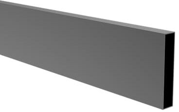Sellon24® Aluminium Zaun Lamelle 100x20 x1,1 mm Lamelle Sichtschutzzaun Anthrazit RAL 7016 strukturiert Profil rechteckig ALU hochwertig Zaunfüllung 200 cm