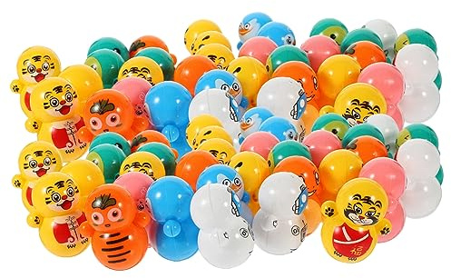 JOINPAYA 60pezzi Mini Giocattoli Non Cadenti Per Ragazzo Ragazza Ragazza in Plastica Durevole Regalini Festa Compleanno Ragazzo Bomboniere