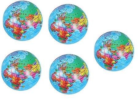 BESTonZON 10St zum Stressabbau globe globbels geobord educational toys Pädagogisches pädagogischer für pädagogische geographische Tellurion Schaum