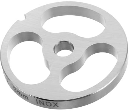 GOOHOCHY Disco de Acero Inoxidable y Fácil Limpieza para Picadora de Carne Accesorios para Embutidora Adecuado para Uso Doméstico Elaboración de Salchichas