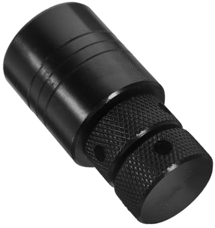 Adjustable Screw Jack Pad for Leveling and Lifting Heavy Duty Steel | Stable Support for Automotive Repair and Mechanical Processing, Portable Lightweight Black Finish, Machinist Use