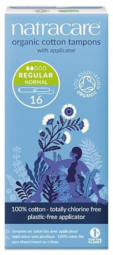 Natracare Organic Applicator Tampons Regular x 16-3 Pack