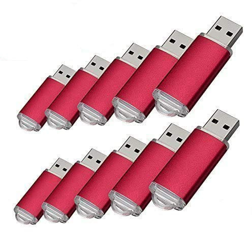 100pcs 4GB USB Flash Drive USB 2.0 Memory Stick Pen Drive de disco de memoria (4.0 GB)