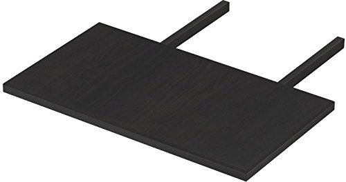 Ansteckplatte 50x90 Ebenholz Rio Classico oder Rio Kanto - Pinie Massivholz Echtholz - Größe & Farbe wählbar - für Esstisch Tischverlängerung Holztisch Tisch Erweiterung ausziehbar Brasilmöbel