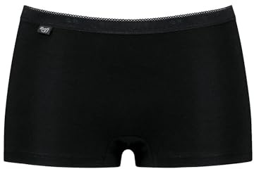 Sloggi Damen Unterhose Basic+ Short, 38, Schwarz