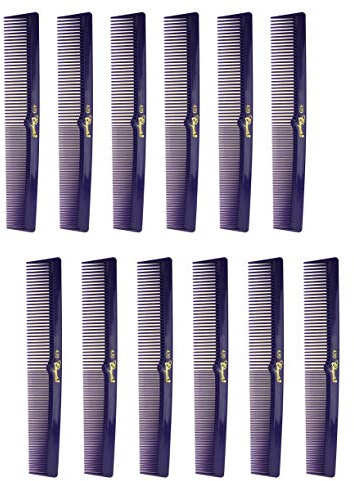 7 Inch Hair Cutting Combs. Barber’s & Hairstylist Combs. Purple 1 DZ.