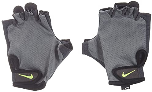 Nike M Essential Fitness Gloves NLGC5-044, Mens Gloves, Grey, L EU