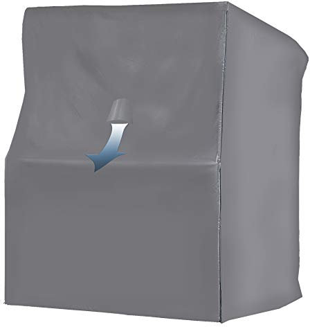 Quick-Star - Telo Protettivo per Poltrona da Spiaggia, 119 x 106 x 160 cm, Silverline